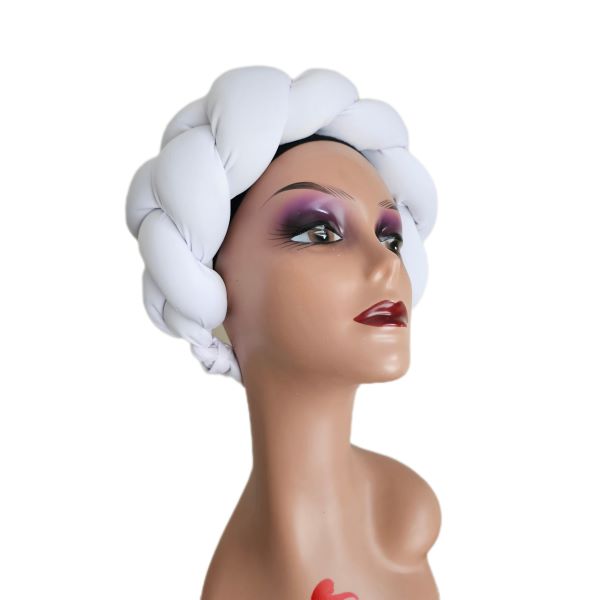 White Braided Headband - One Size Fits All