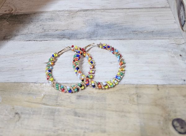 Hoops with Beads