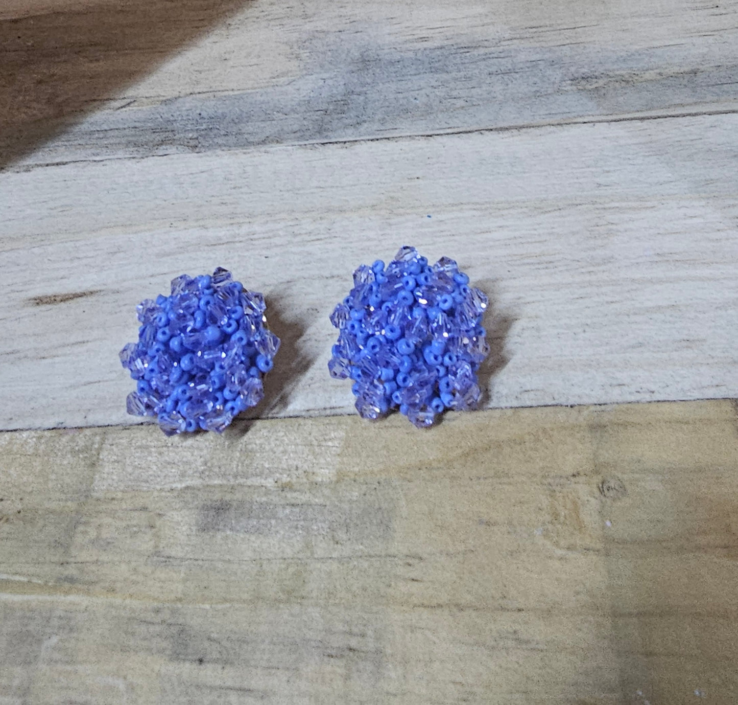 Blue Sparkling Earrings