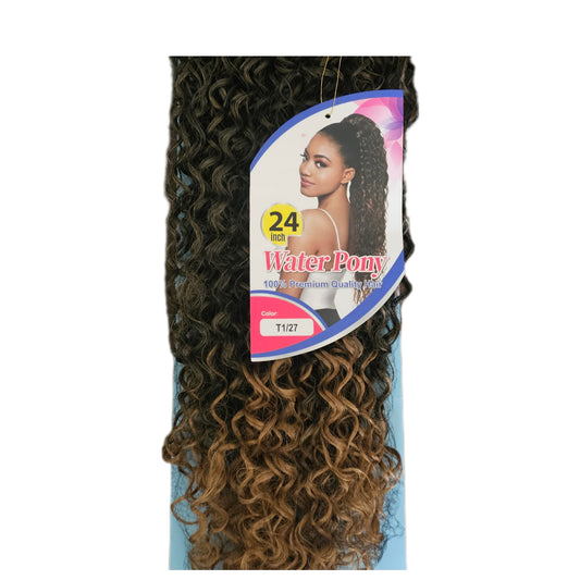 Sapphire Water Wave Pont Tail - 24 Inch - #1/27