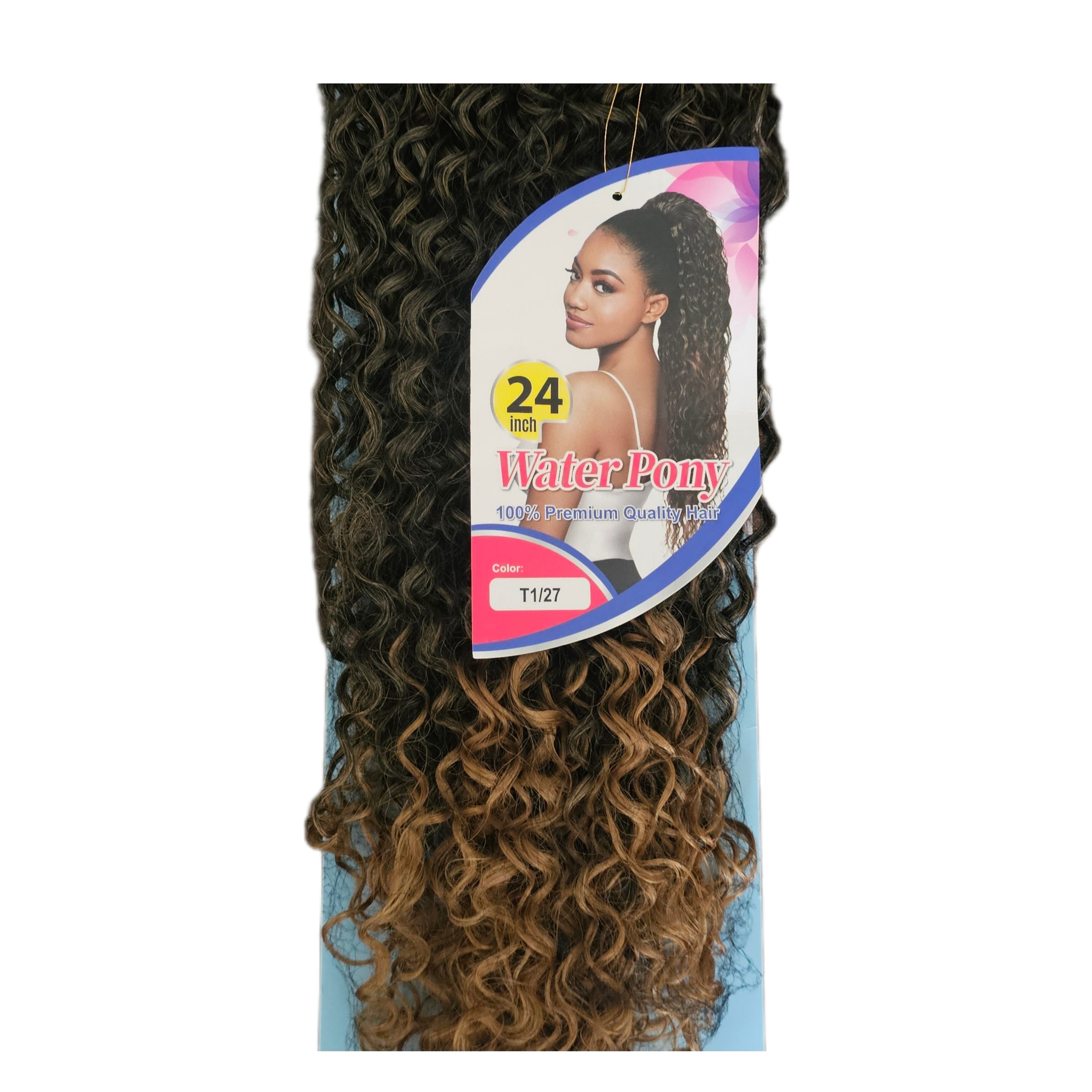 Water Curl Ponytail - 24 Inch Colour 1/27