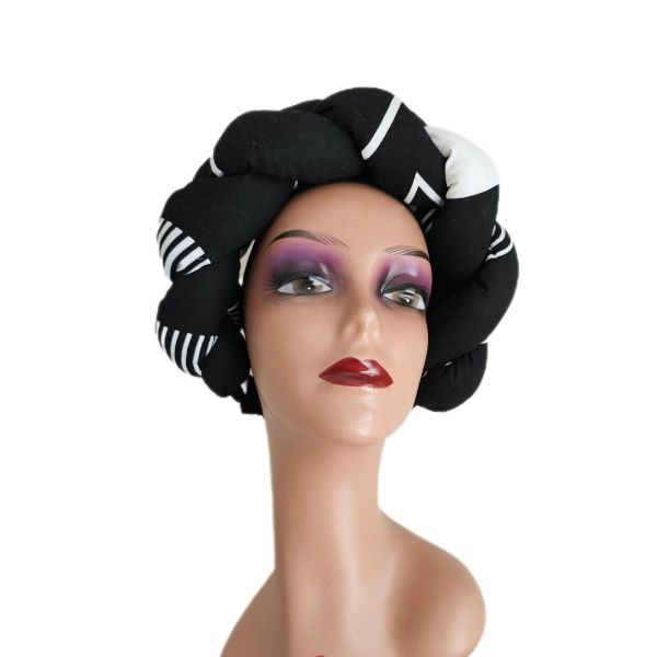 Black and White Headband - One Size Fits All -