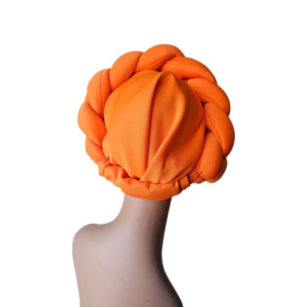 Braided Headwrap - Orange