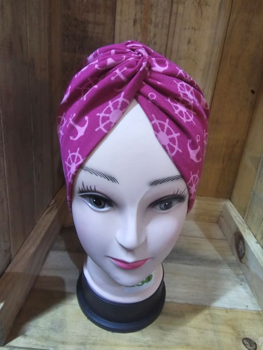 Twist with detail pink headwrap