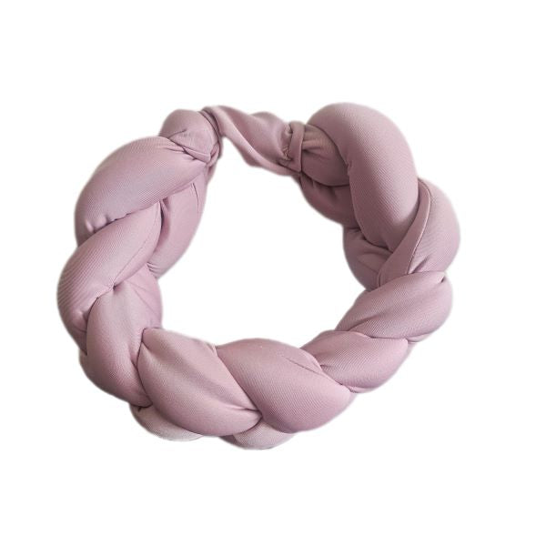 Light Pink Braided Headband - One Size Fits All