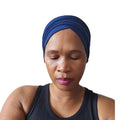 Ready-to-Wear Multi-Style Headwrap/Doek - Navy Blue