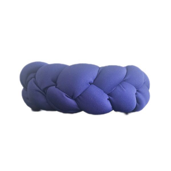 Navy Braided Headband - One Size Fits All