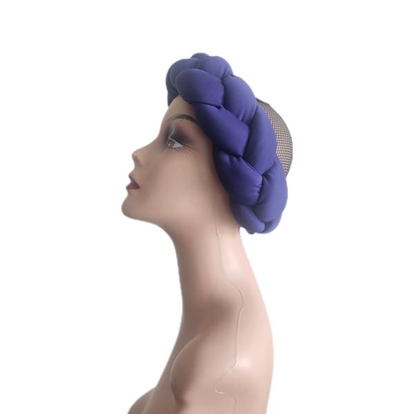 Navy Braided Headband - One Size Fits All