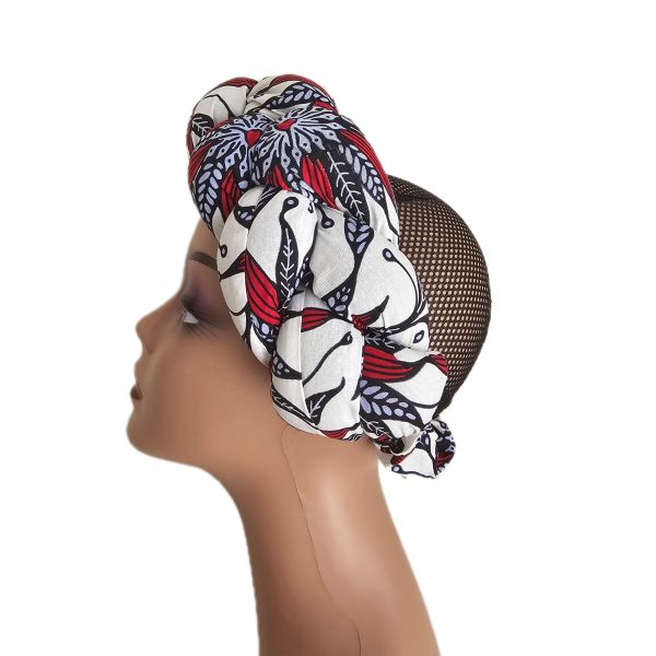 African Print Braided Head Band