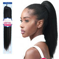 Straight Drawstring Ponytail - Black