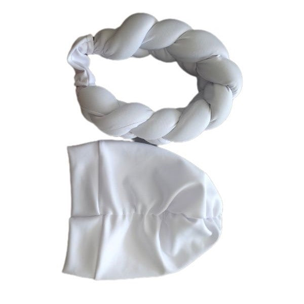 Braided Headwrap - White