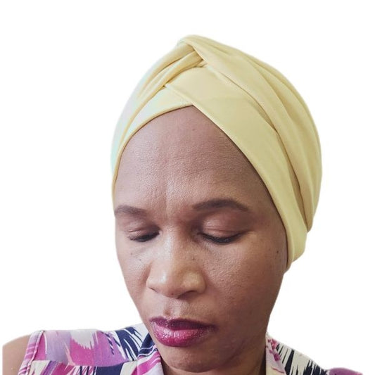 Yellow Twist Headwrap/Turban