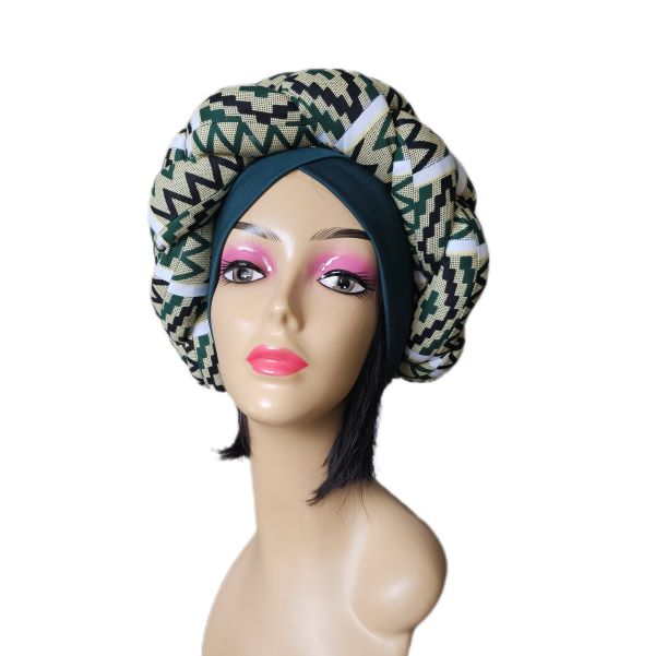 Geometric 2 Piece Braided Headwrap/Doek/Turban