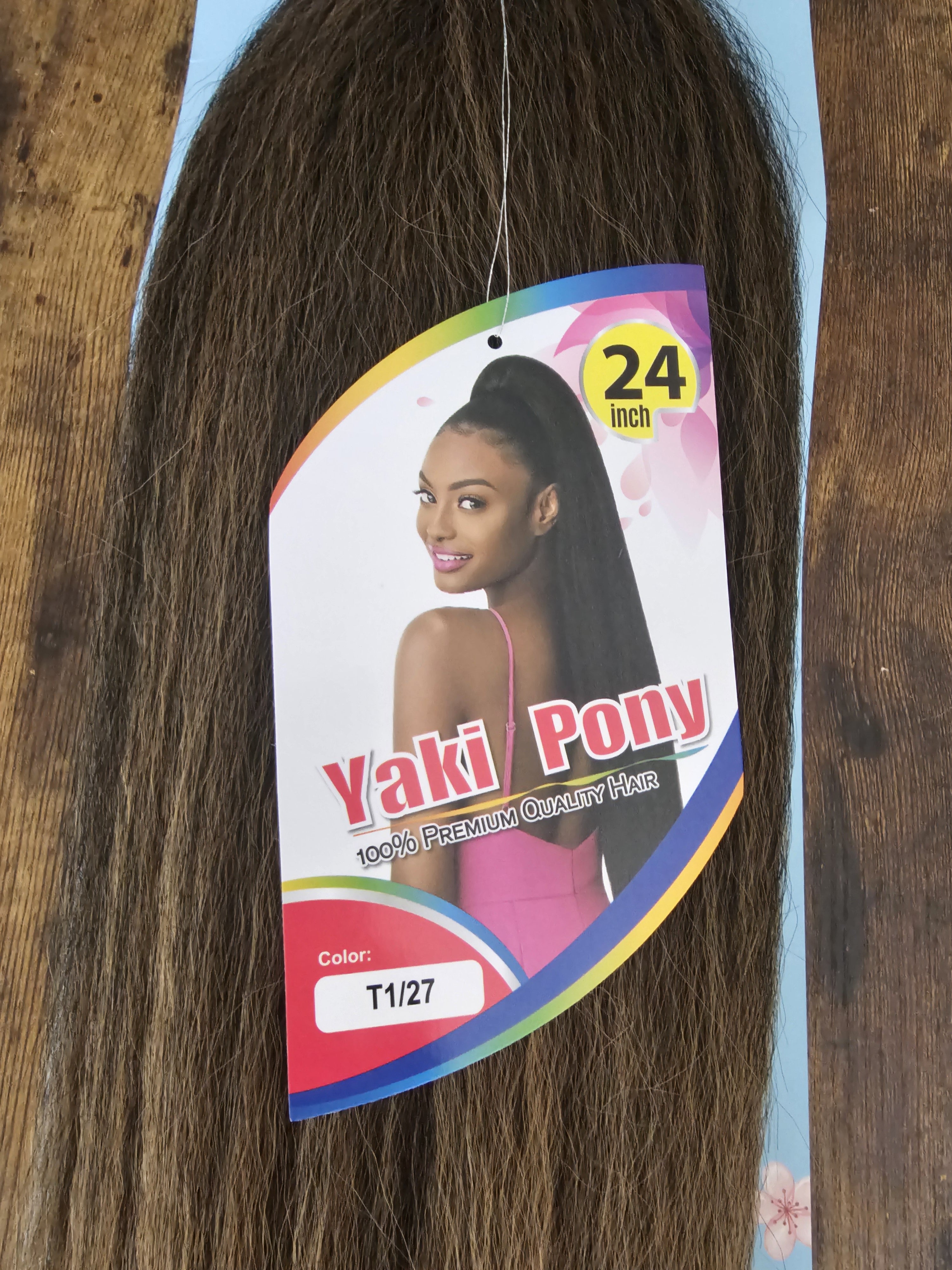 24 Inch Yaki Ponytail - Colour 1/27